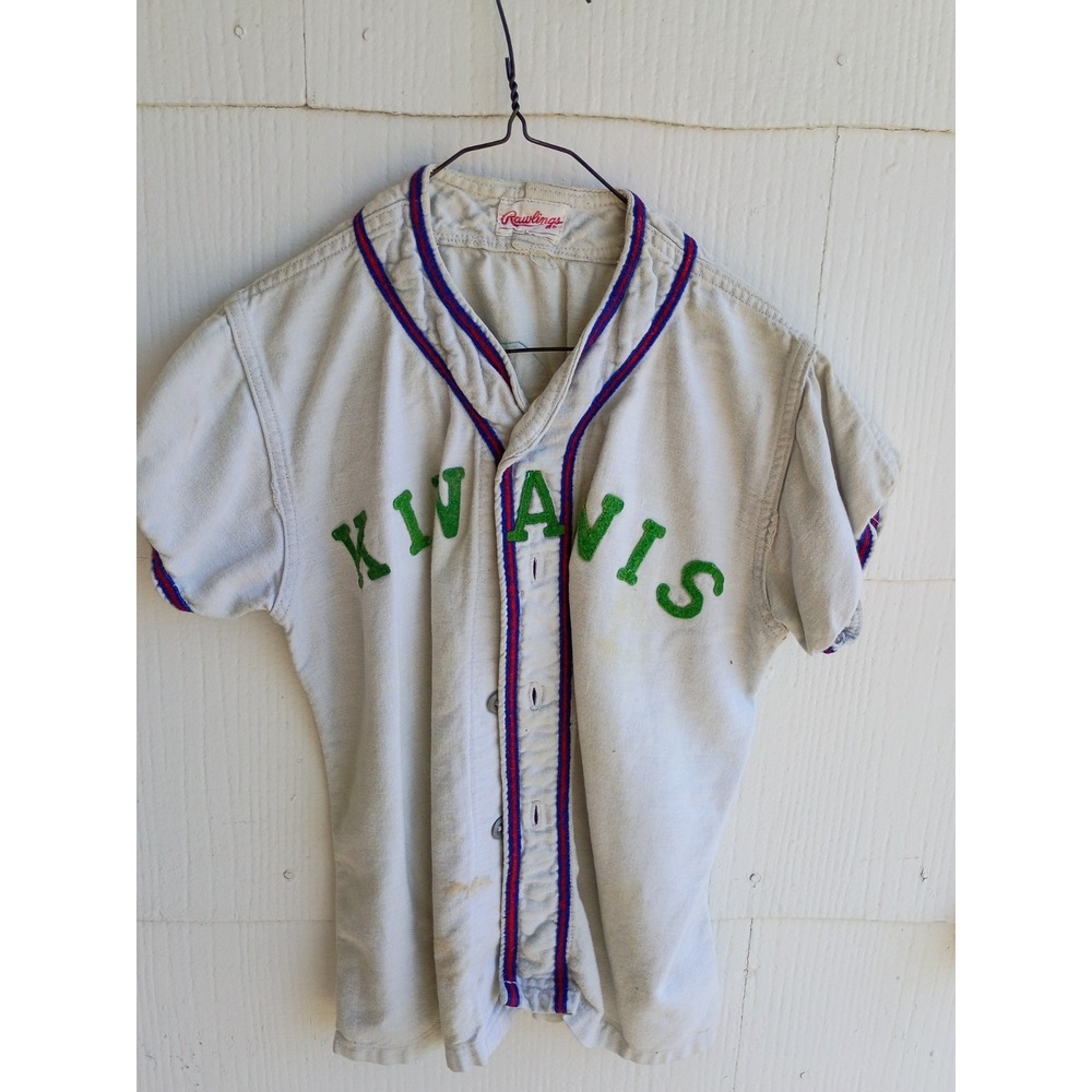Kiwanis By Rawlings Youth Vintage Baseball Jersey And Pant Set 1940-50